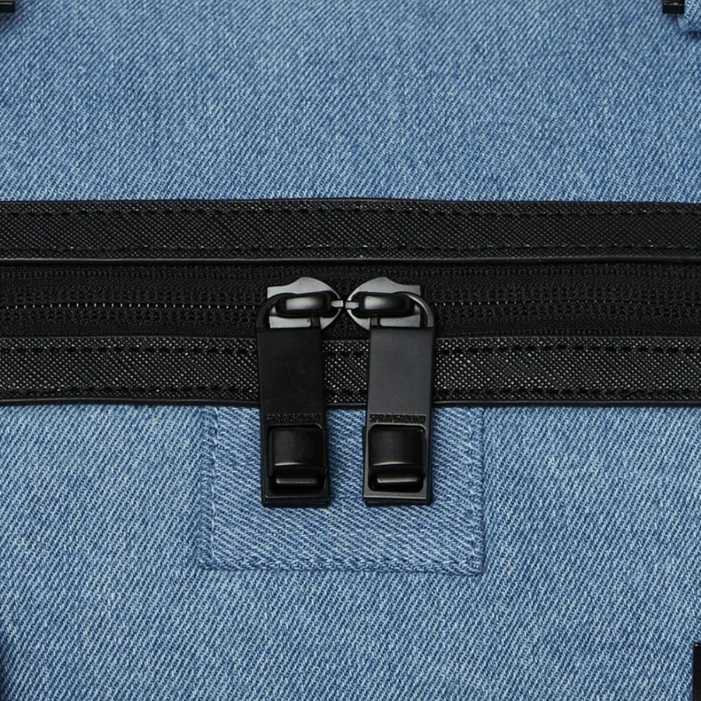 DENIM SHARK DUFFLE